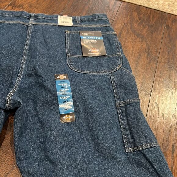 Dickies Carpenter Jeans 2007 New size 44 by 32 tool pockets hammer loop - Picture 7 of 10